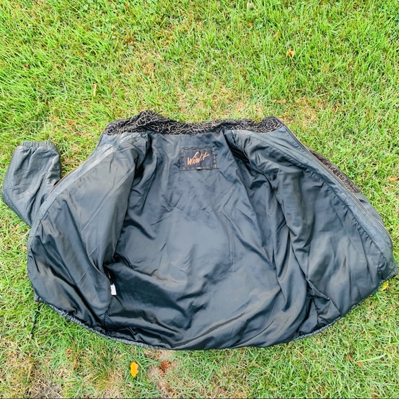Vintage Genuine Butter Leather Black Bomber Jacket - Picture 7 of 16